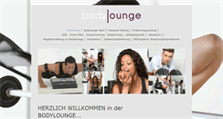 Desktop Screenshot of bodylounge-sinsheim.de
